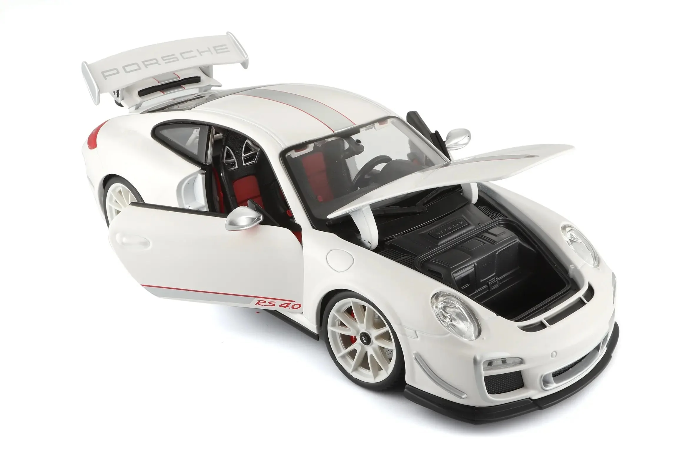 Porsche GT3 RS 4.0 1/18 Scale Die Cast Model Car by Bburago - Image 2