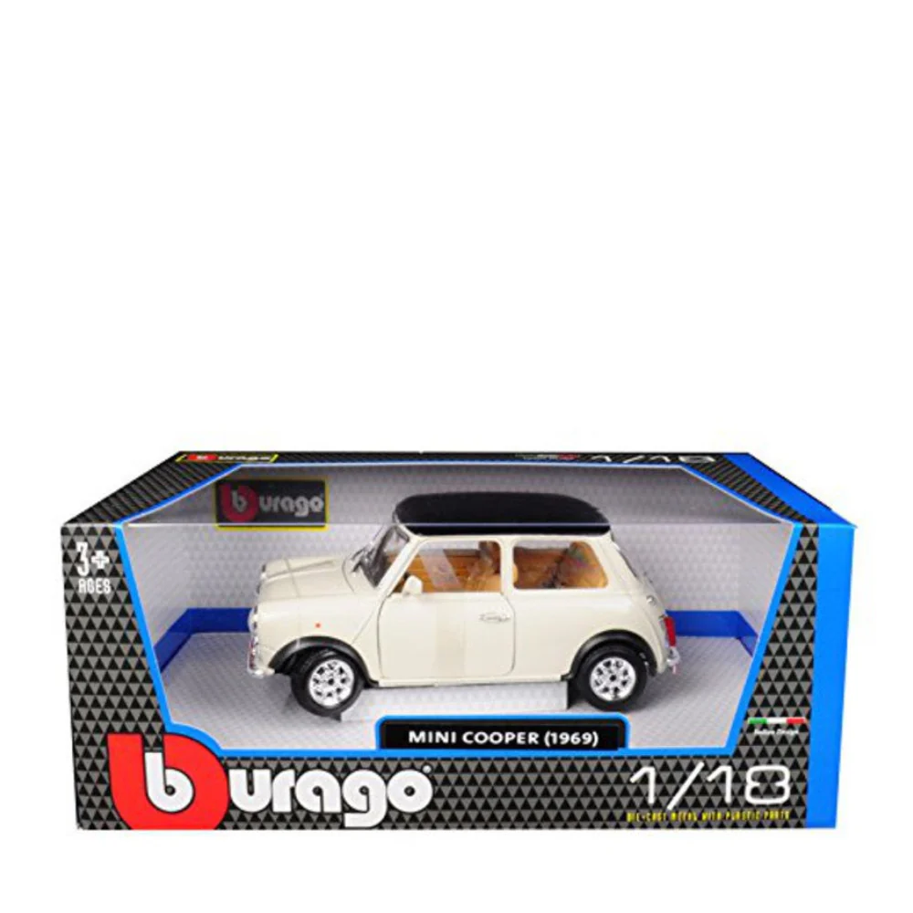Mini Cooper 1969 1/18 Scale Model Car by Bburago