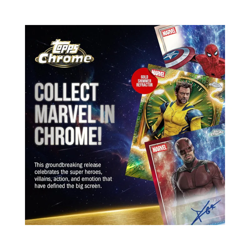 2025 Chrome Marvel Studios PC Value Booster Box - Image 3