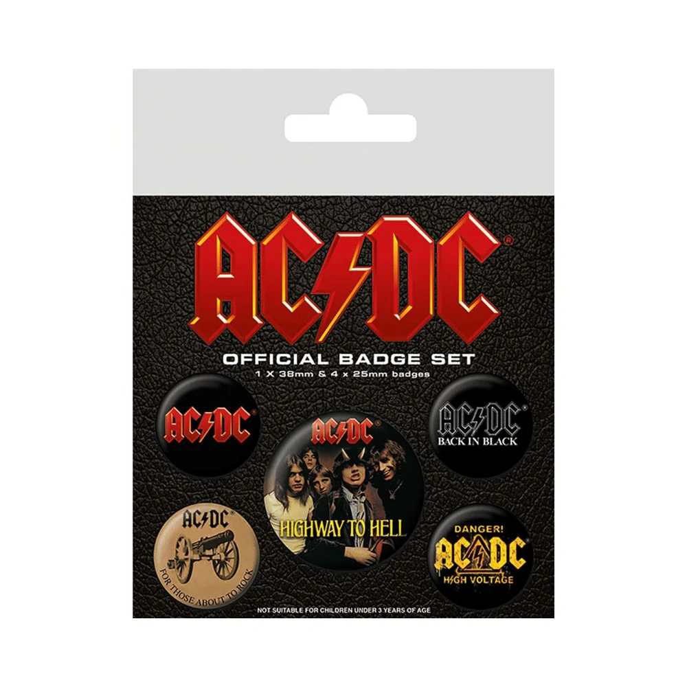 ACDC - LOGO (BADGE PACK) BY PYRAMID