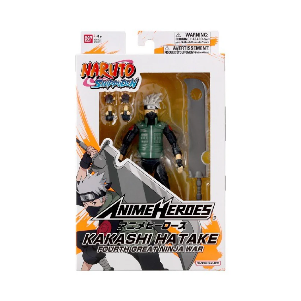 Naruto Shippuden Kakashi Hatake 6.5" (Fourth Great Ninja War) Anime Heroes Action Figure - Image 5