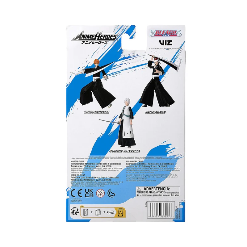 Bleach Toshiro Hitsugaya Anime Heroes Articulated Figures By Bandai Namco - Image 7