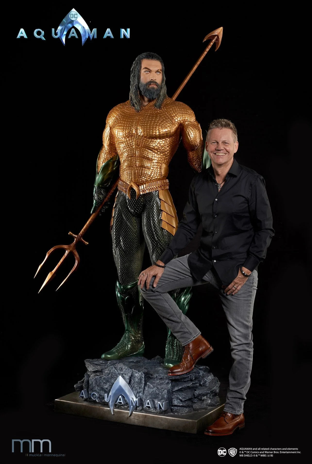Aquaman Movie 2018 Life Size Statue by Muckle Mannequins - Image 3