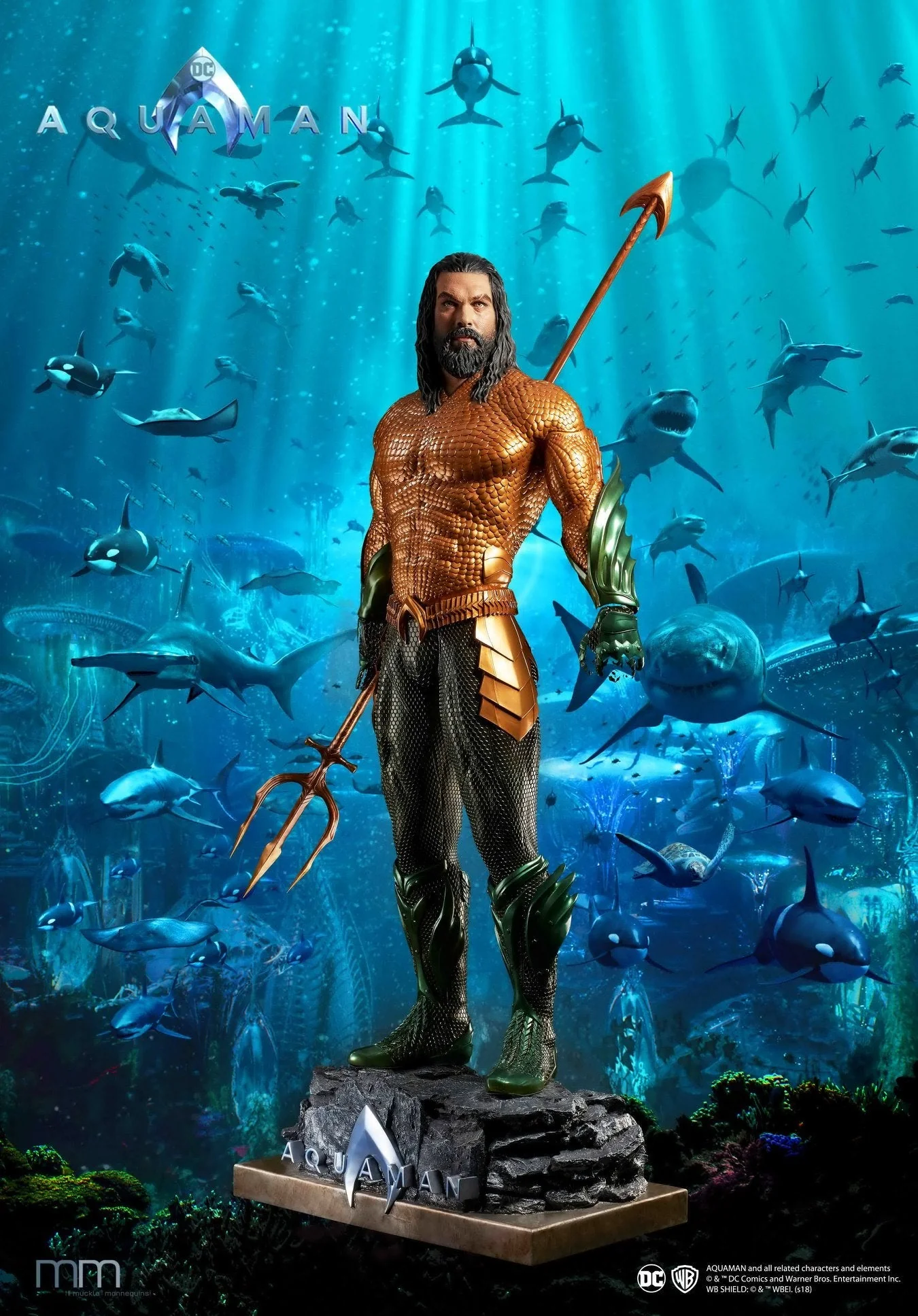 Aquaman Movie 2018 Life Size Statue by Muckle Mannequins - Image 5