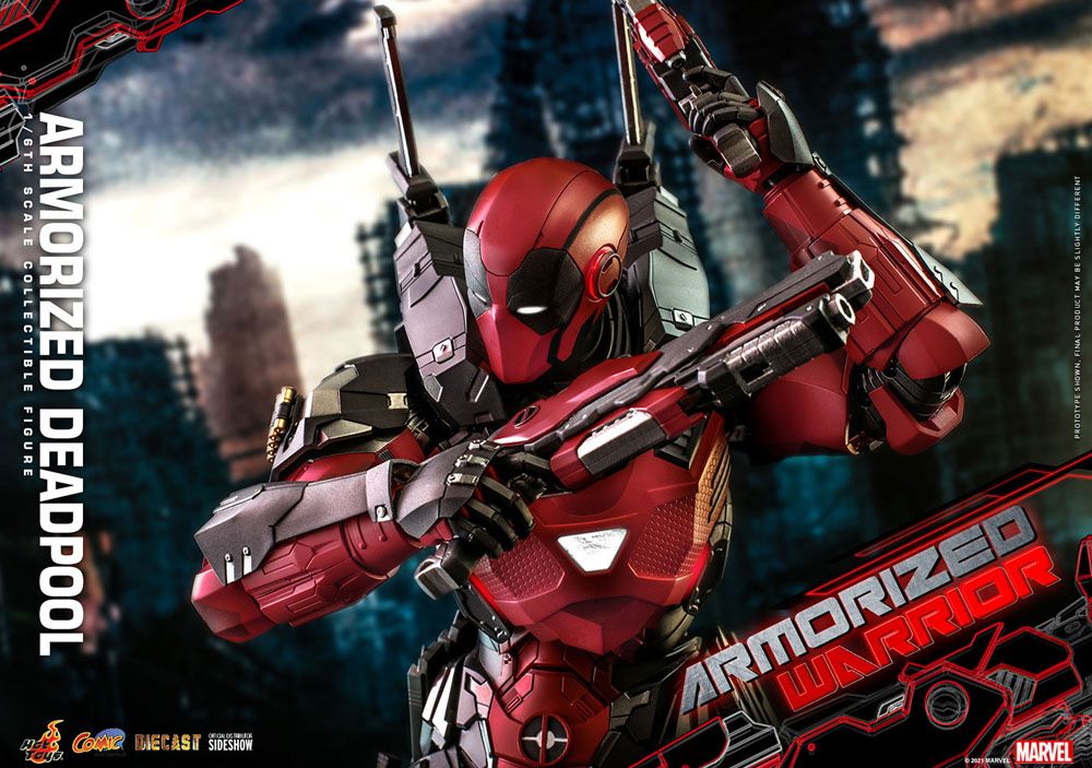 Marvel Comic  1/6 Scale Armorized Deadpool Masterpiece Action Figure by Hot Toys - Image 3