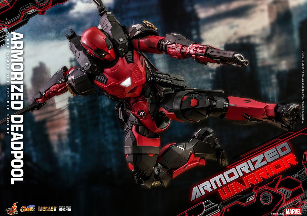 Marvel Comic  1/6 Scale Armorized Deadpool Masterpiece Action Figure by Hot Toys - Image 4