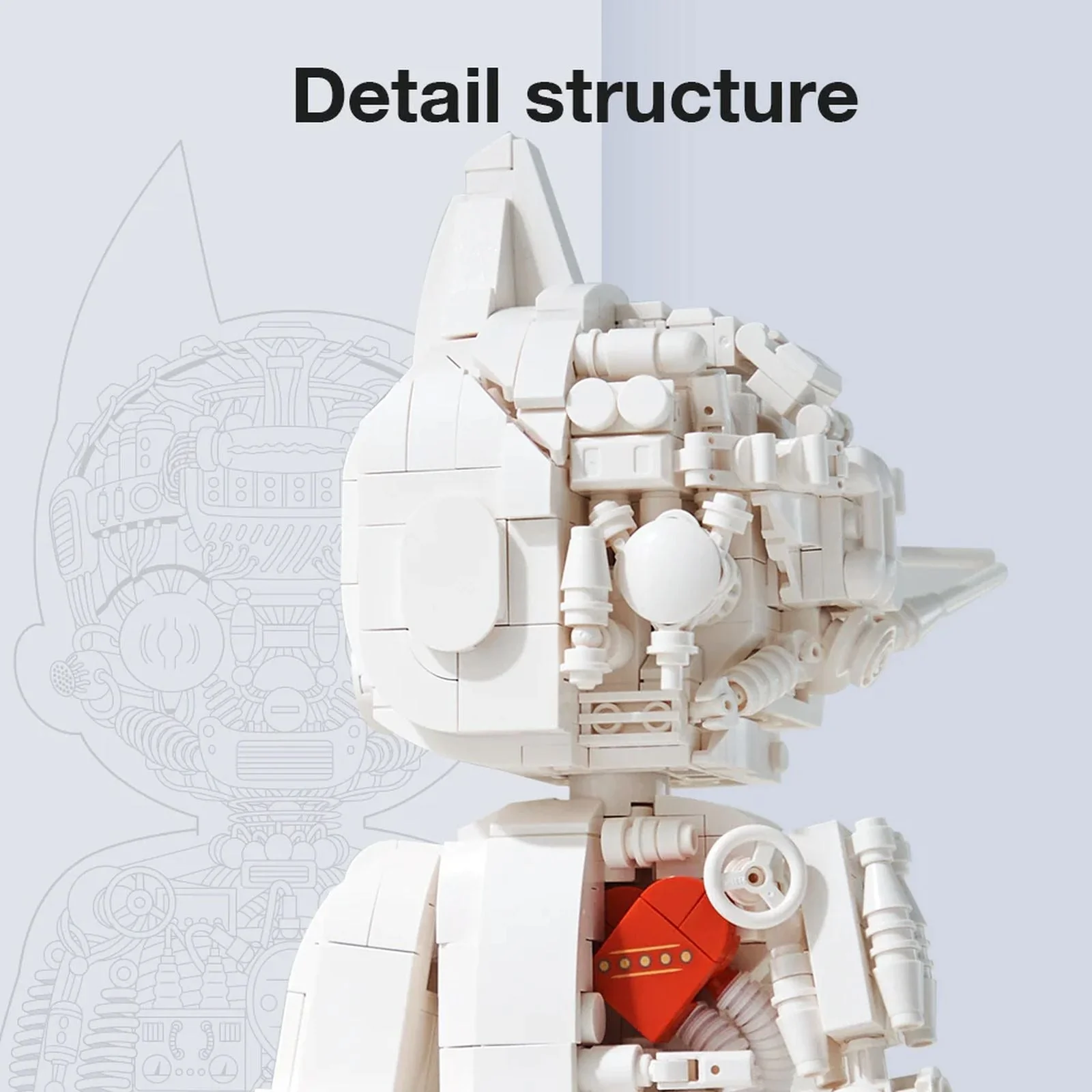 Astro Boy Artist Perspective Machine Brick Figure By Pantasy - Image 3