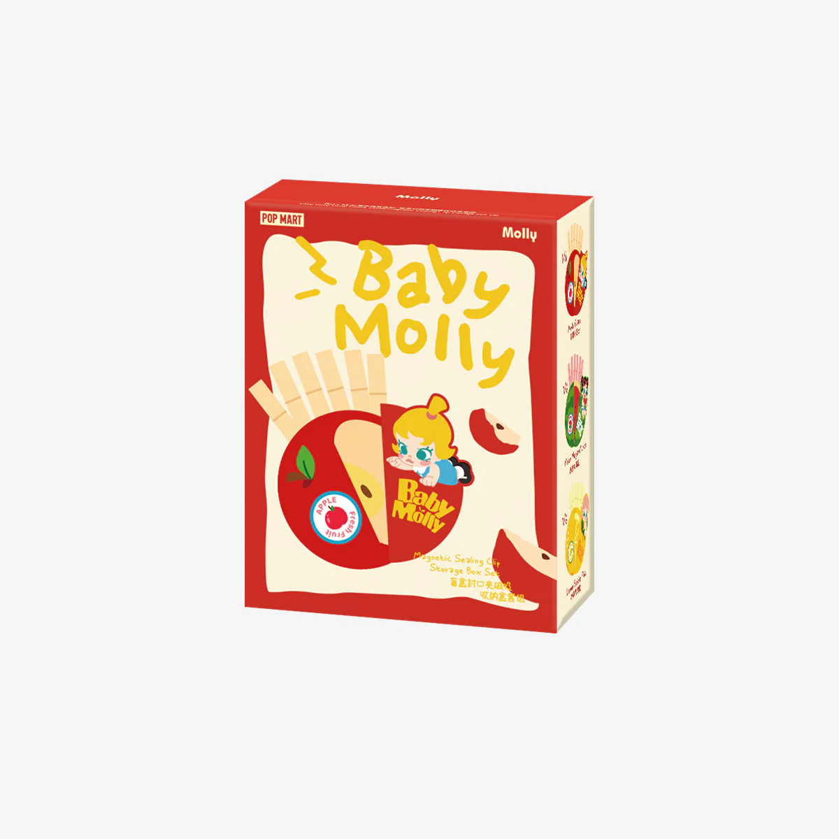 Baby Molly Fruity Aroma Series-Magnetic Sealing Clip Storage Box Set By Pop Mart - Image 5