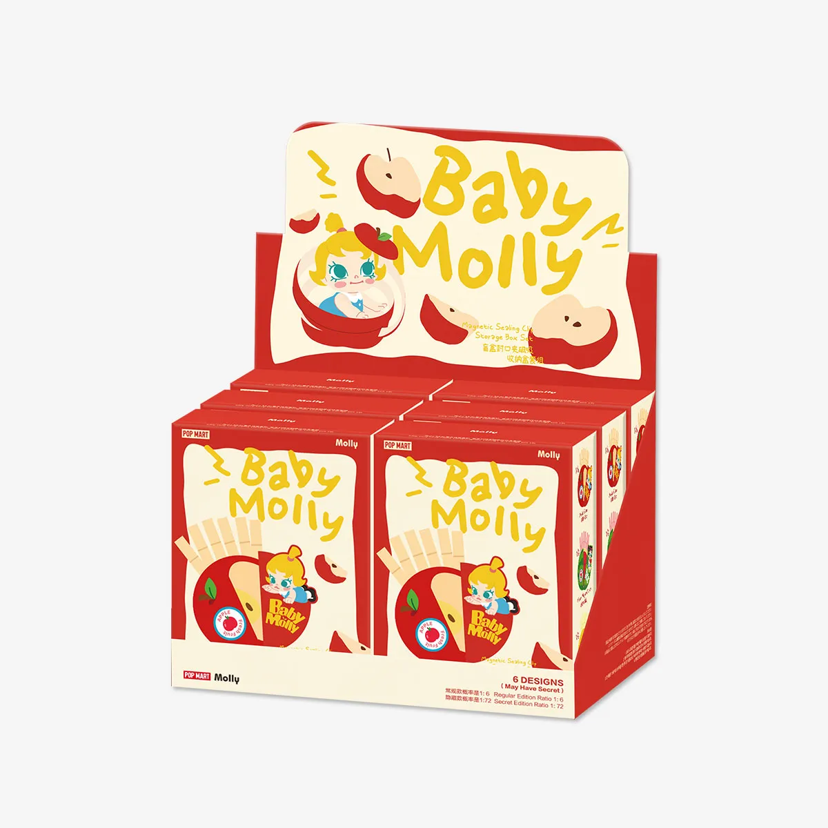 Baby Molly Fruity Aroma Series-Magnetic Sealing Clip Storage Box Set By Pop Mart - Image 6