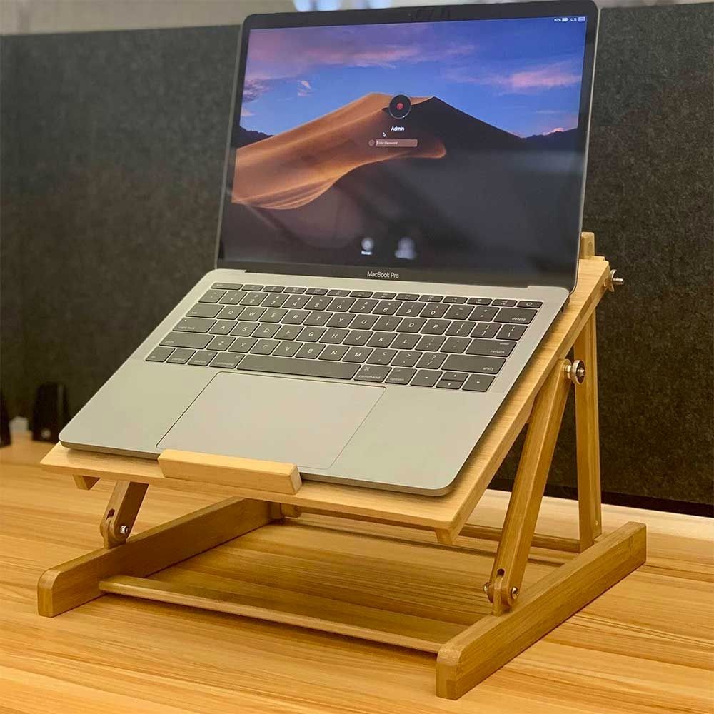 Bamboo Laptop Stand - Image 2