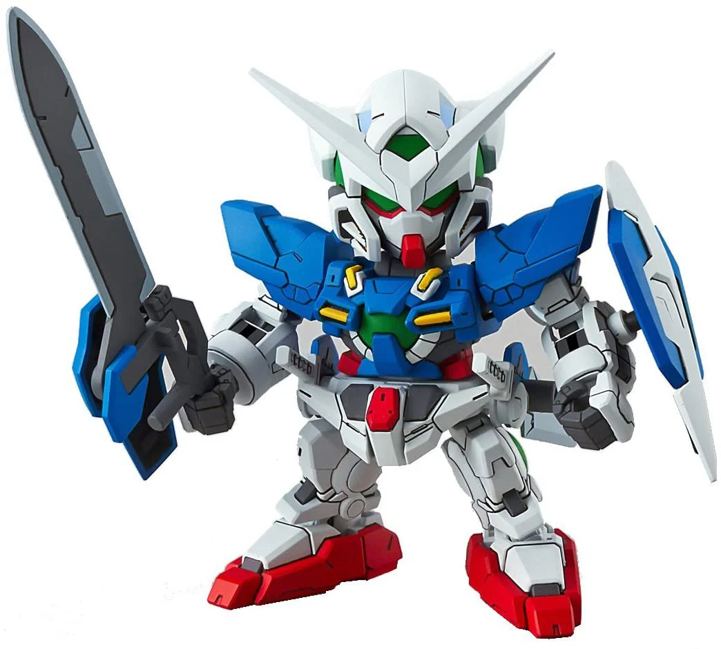 Bandai Hobby SD EX-Standard Gundam Exia Action Figure, Multi-colored, 8" (BAN202753)