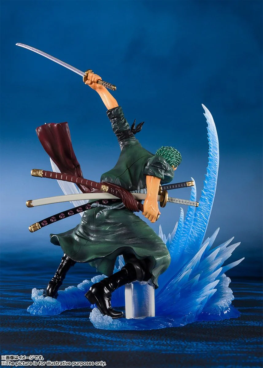 One Piece Roronoa Zoro FiguartsZero Statue By Bandai - Image 4