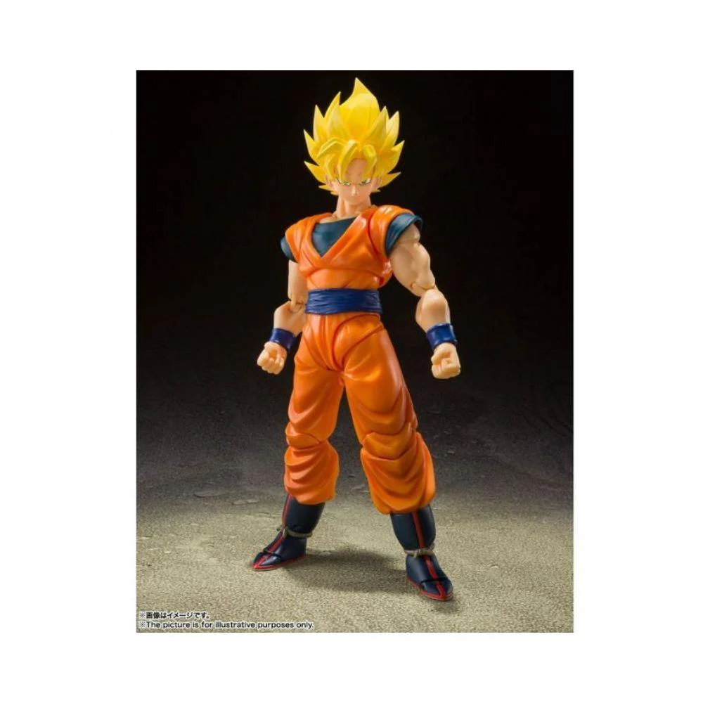 Dragon Ball Z Super Saiyan Full Power Son Goku 1/12 Scale Action Figure by Bandai Tamashii - Image 2