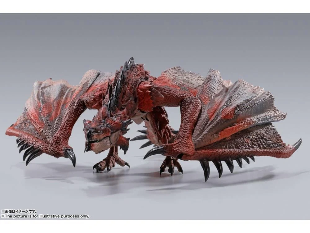Monster Hunter Liolaeus Rathalos SH MonsterArts Figure by BandaI Tamashi - Image 2
