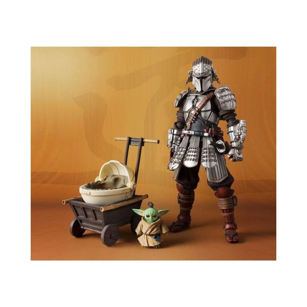 Bandai Tamashii : Star Wars Meisho Realization Ronin Mandalorian and Grogu - Image 3