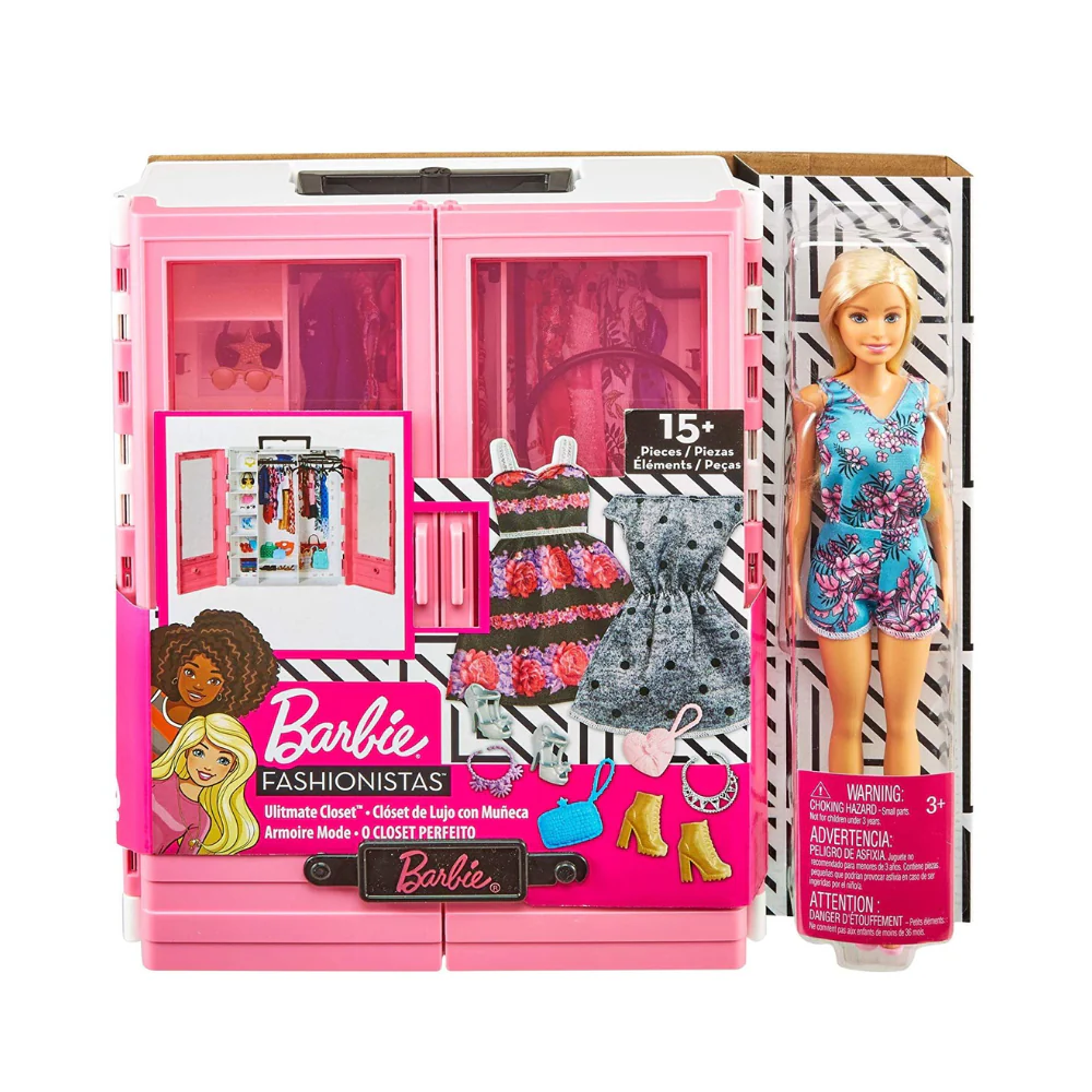 Barbie Fashionistas Ultimate Closet Doll Play Set by Mattel