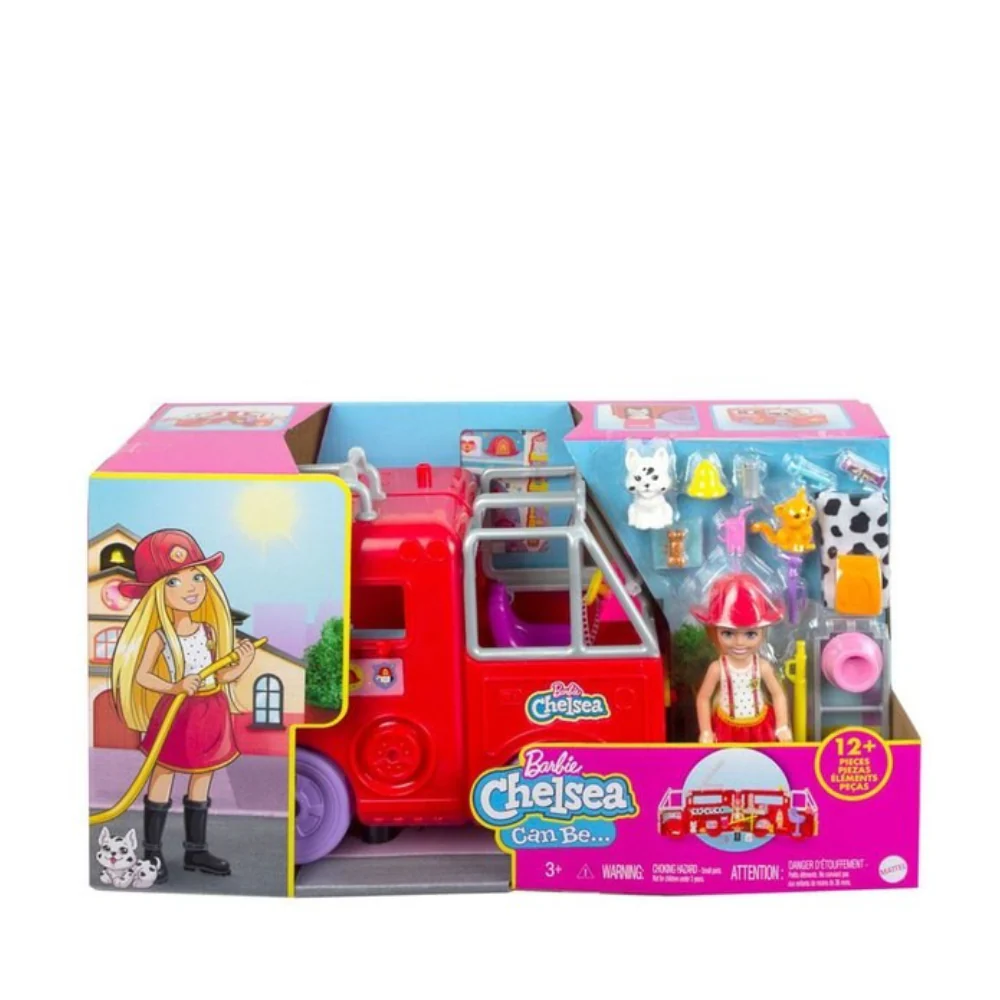 Barbie Chelsea Fire Truck Play Set by Mattel