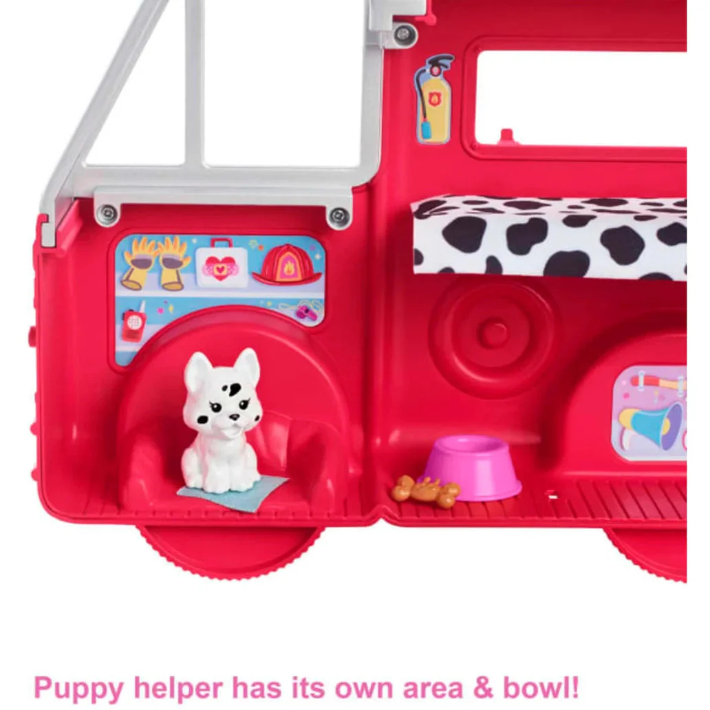 Barbie Chelsea Fire Truck Play Set by Mattel - Image 3