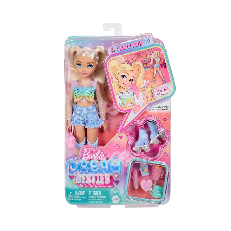 Barbie Barbie® Dream Besties Roller Skate - Barbie Malibu Toys by Mattel - Image 2