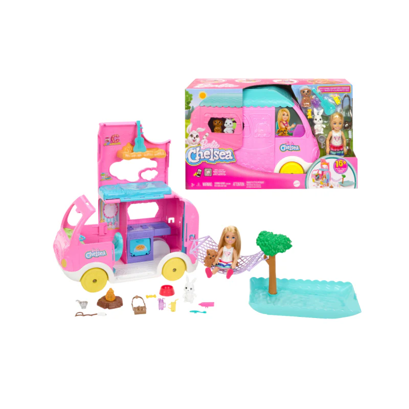 Barbie Barbie Club Chelsea Camper Refresh Toys by Mattel