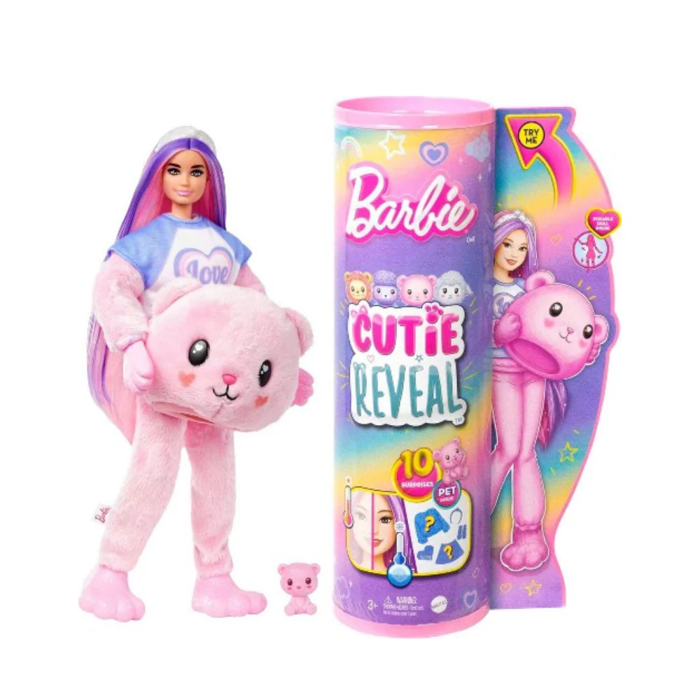 Barbie Cutie Reveal Barbie Cozy Cute Tees Series - Teddy
