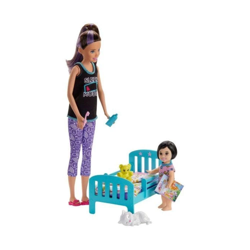 Barbie Skipper Babysitters Inc. Doll and Playset - Bed Time