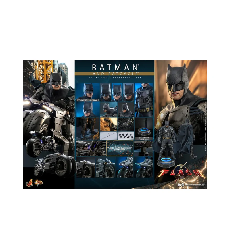 Batman And Batcycle Mms705 1/6 Scale Figures By Hot toys - Image 10
