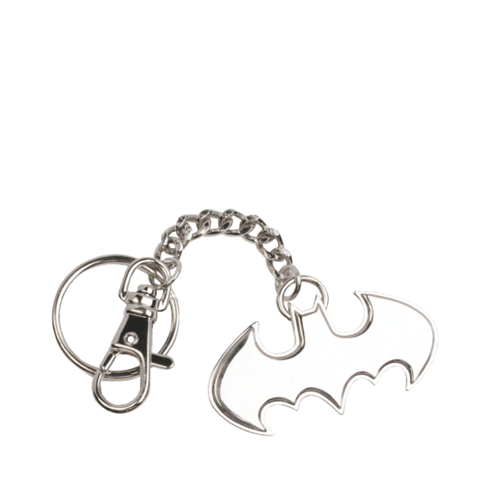 Batman Shaped Logo Keychain (Stainless Steel) By Noble Collection