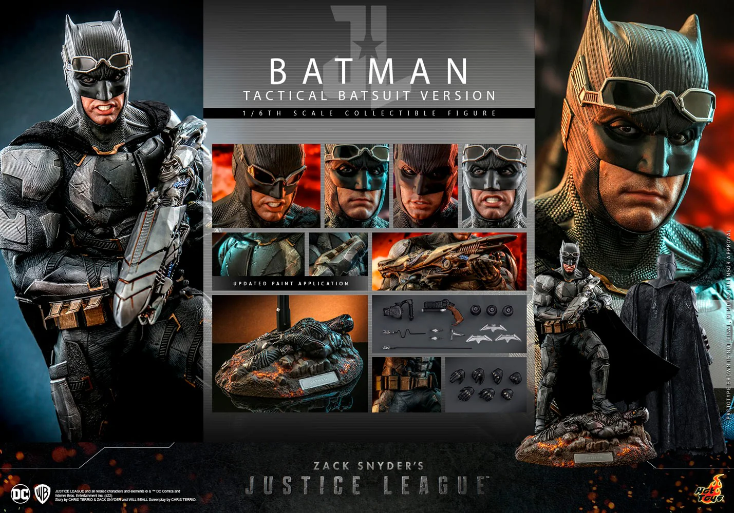 DC Batman (Tactical Batsuit Version) 1/6 Scale Action Figure By Hot Toys - Image 4
