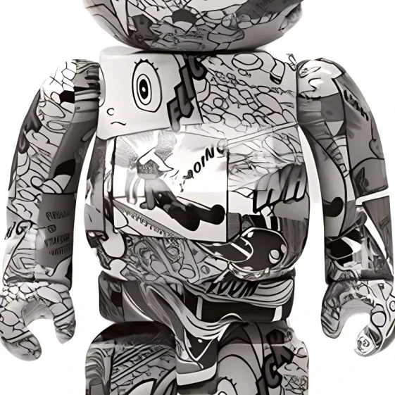 Be@Rbrick Astro Boy Black And White 100% & 400% Bearbrick By Hung Hing Toys - Image 2
