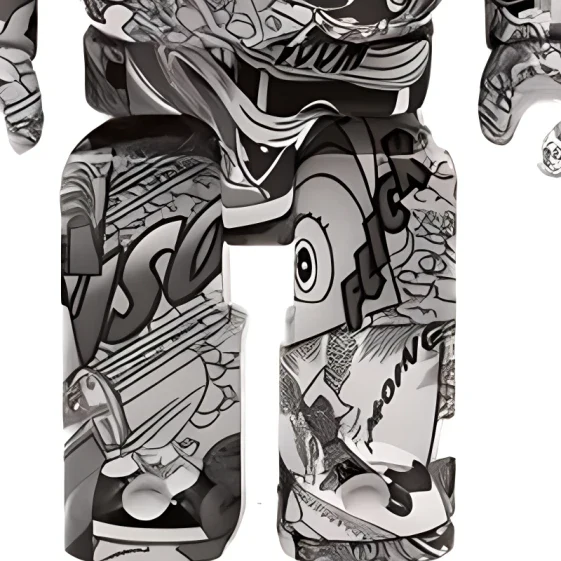 Be@Rbrick Astro Boy Black And White 100% & 400% Bearbrick By Hung Hing Toys - Image 4