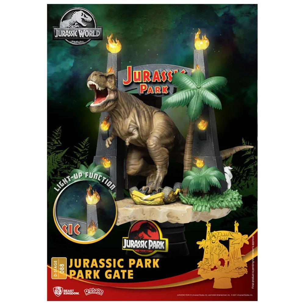 Beast Kingdom : Jurassic Park D-Stage 088 - Jurassic Park Gate - Image 2