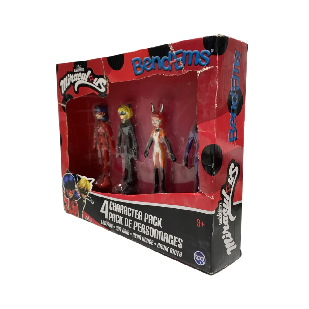Bend-Ems Miraculous Lady Bug 4 In 1 Pack [DAMAGE BOX] - Image 2