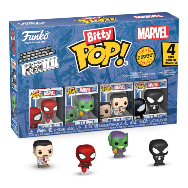 Funko Bitty Pop! Marvel: Spider-Man - Spider-Man 4pk