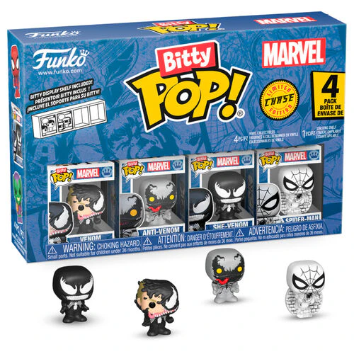 Funko Bitty Pop! Marvel: Spider-Man - Venom 4pk