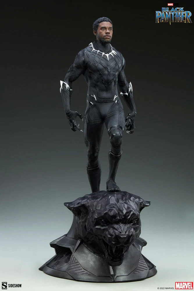 Black Panther Premium Format 1/4 Scale Statue by Sideshow Collectibles - Image 3