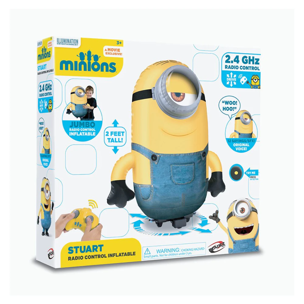 Despicable Me Radio Control Inflatable Minion Stuart by Bladez Toyz
