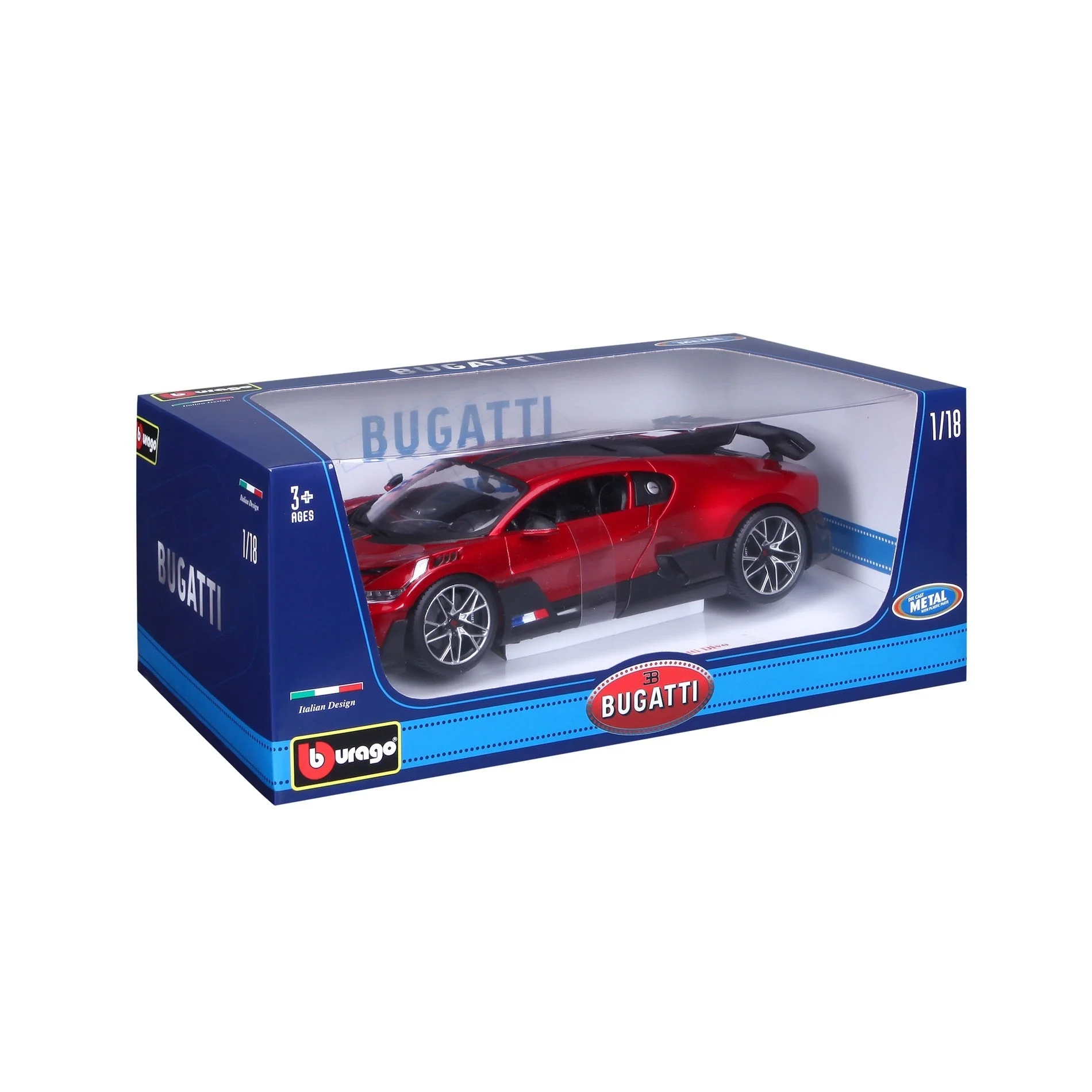 Bugatti Divo (Red) 1/18(CollA) Diecast Cars by Bburago - Image 2