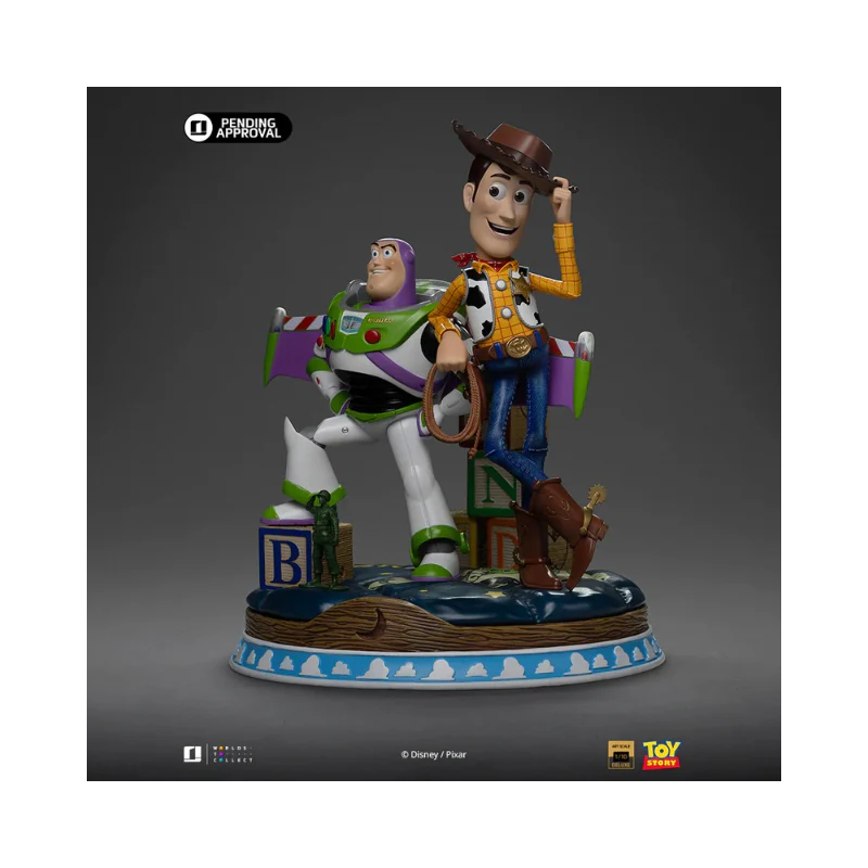 Buzz And Woody Toy Story 1/10 Scale Statuette By Iron Studios - Image 4