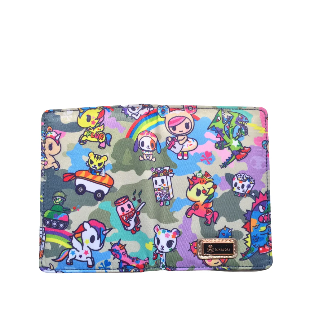 Tokidoki Camo Kawaii Passport Card Wallet