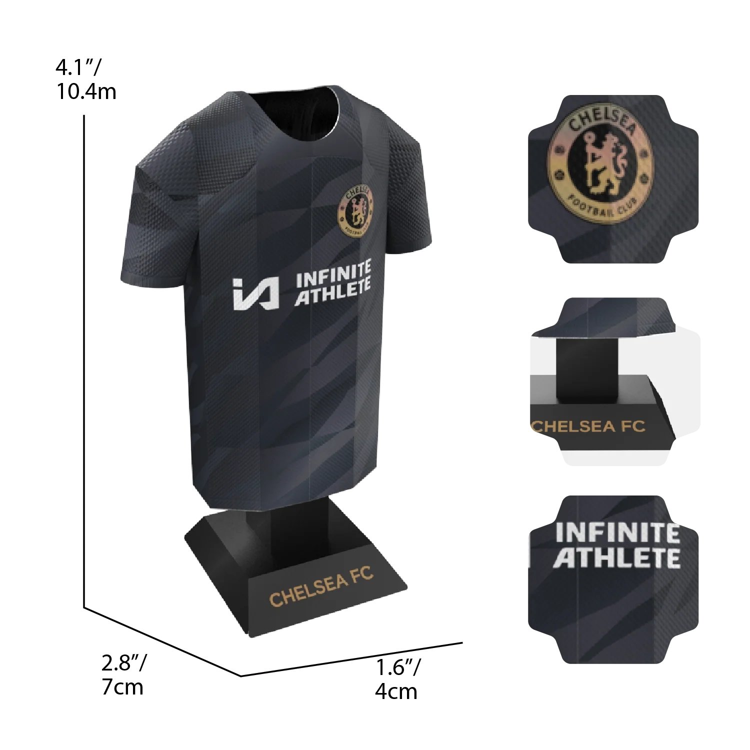 Chelsea FC - Metal Goalkeeper Shirt 2023-24 - Model Kit - Image 2