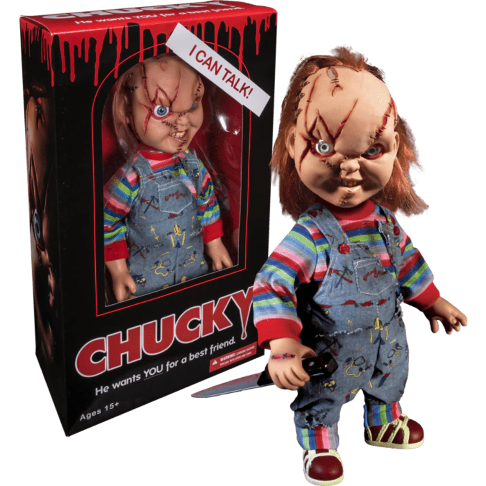 CHILD'S PLAY - Chucky Bad Guy Sonore mega 38cm ! REPROD - Image 2