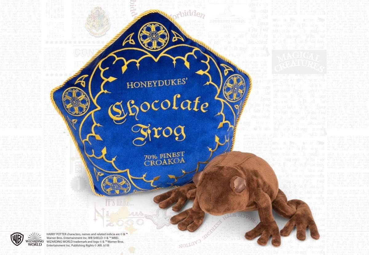 Chocolate Frog cushion and plush