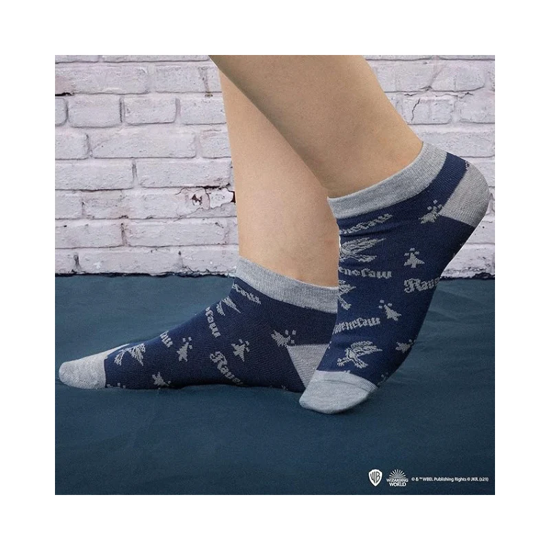 Harry Potter Socks Set of 3 - Ravenclaw By Cinereplica - Image 5