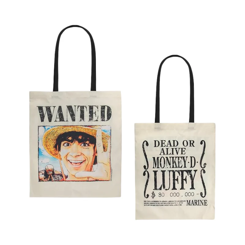 One Piece Wanted Luffy Tote bag By Cinereplica