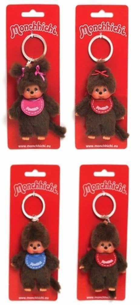 Classic Monchhichi Keychains Assortment 10Cm By Sekiguchi - Image 2