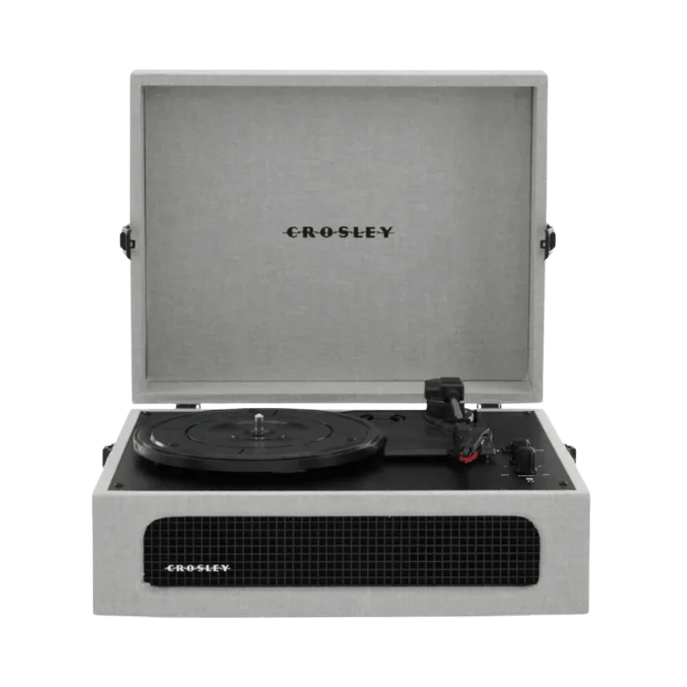 VOYAGER PORTABLE TURNTABLE WITH BLUETOOTH OUT - GRAY By CROSLEY