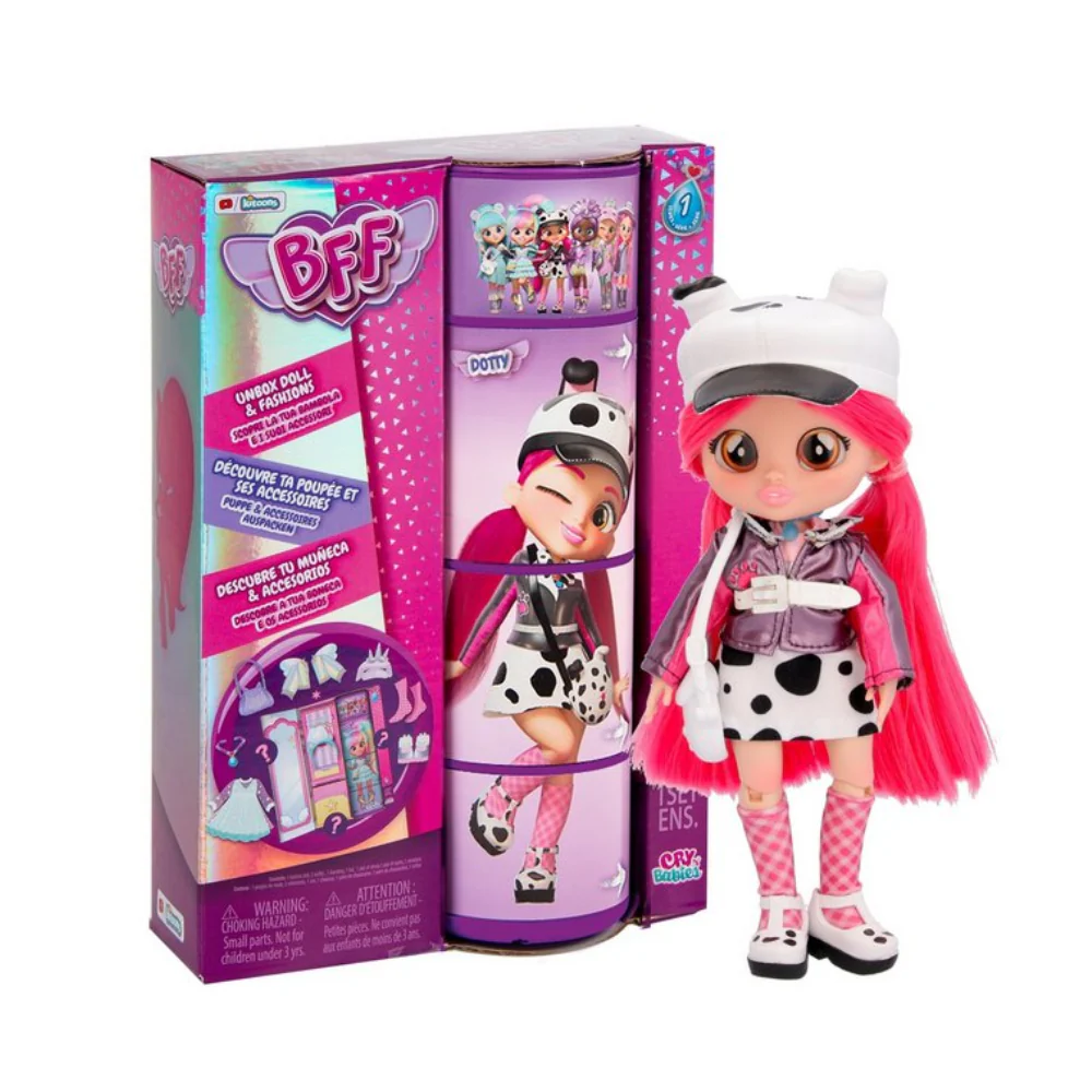 Cry Babies Bff Series Doll 8" - Dotty