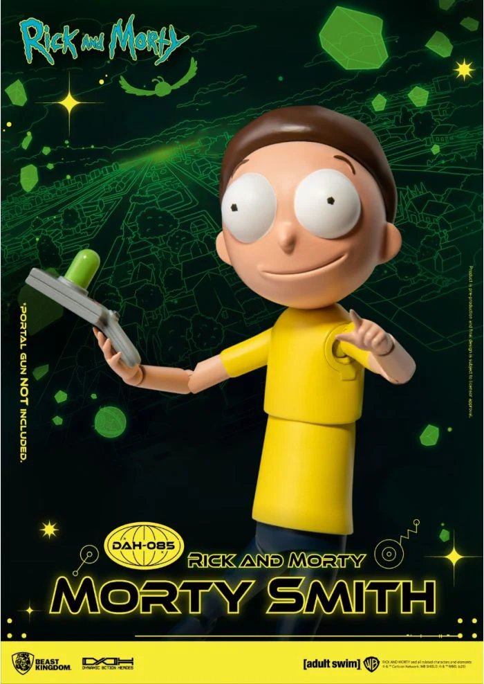 Rick and Morty Dynamic 8ction Heroes DAH-085 Morty Smith Action Figure By Beast Kingdom - Image 3
