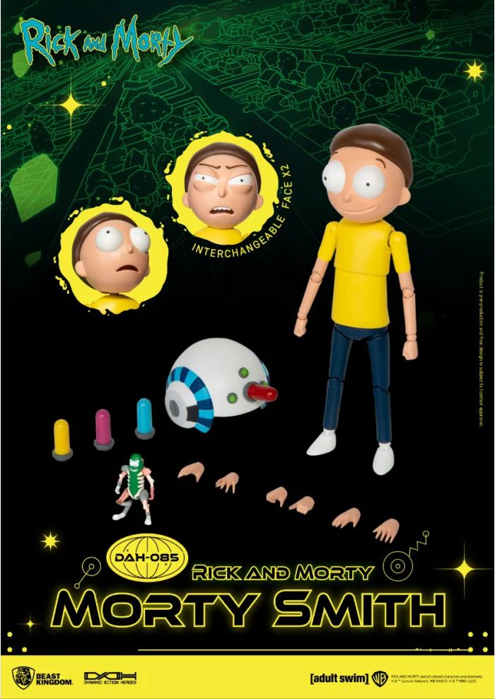 Rick and Morty Dynamic 8ction Heroes DAH-085 Morty Smith Action Figure By Beast Kingdom - Image 5